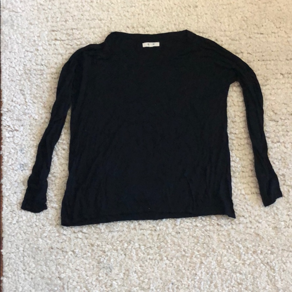 Madewell black long sleeve tee